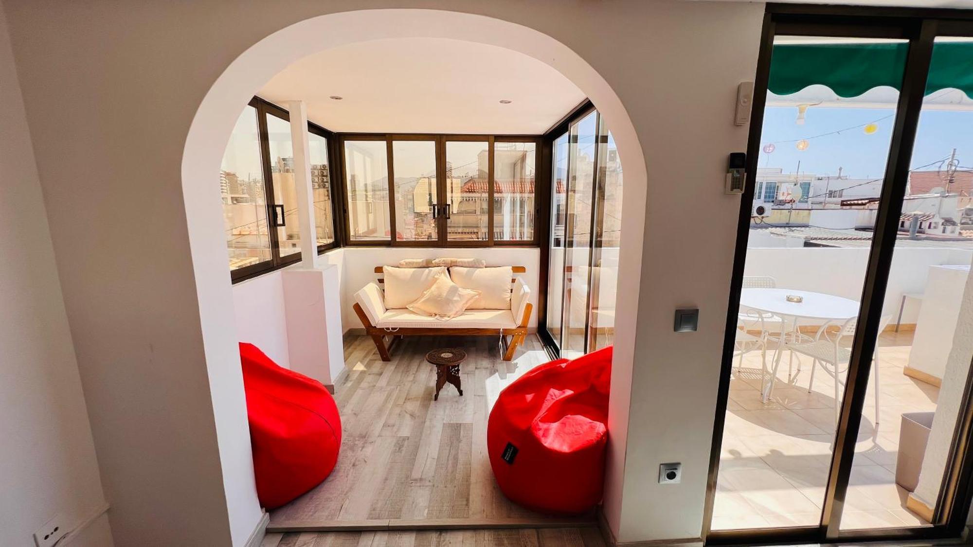 Atico Con Vistas En El Casco Antiguo De Benidorm Appartement Buitenkant foto