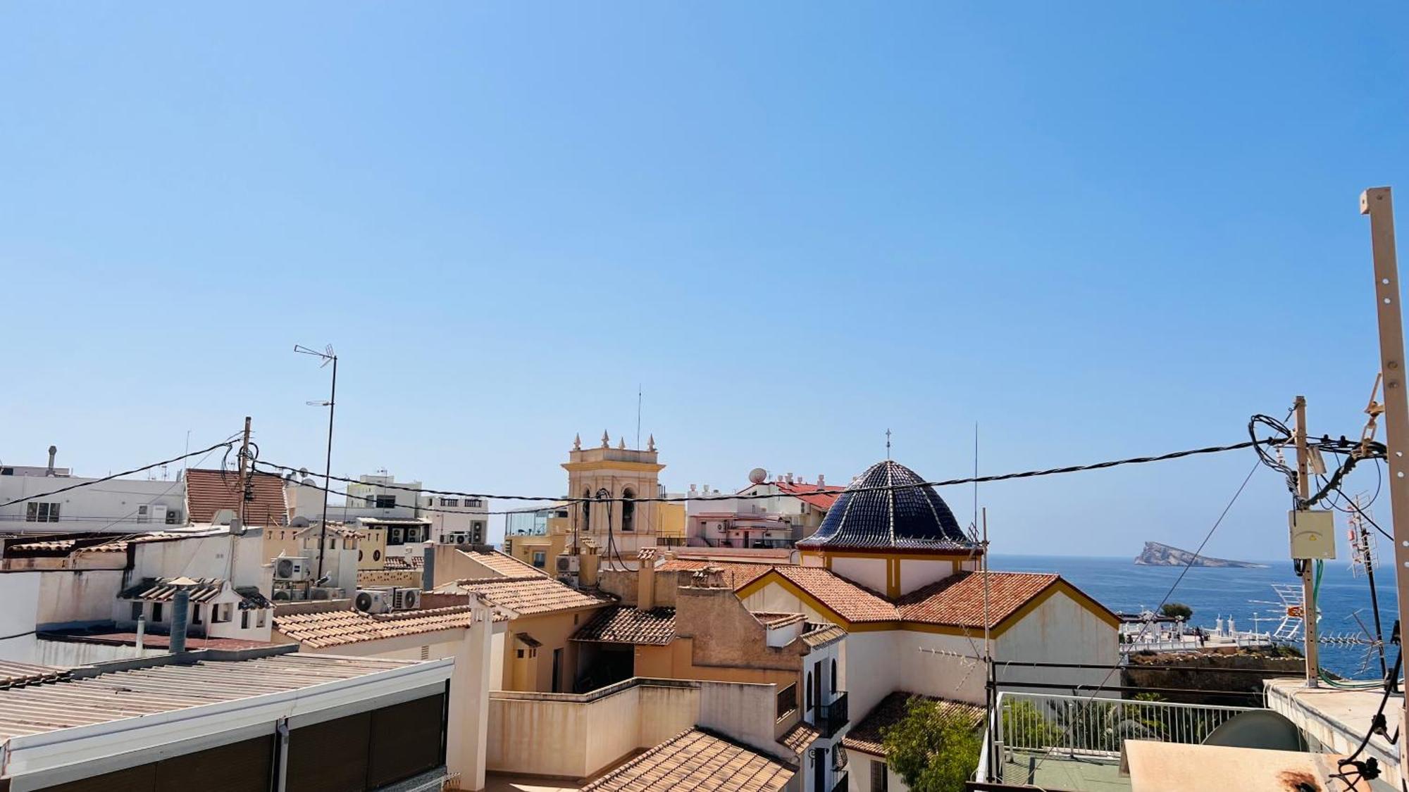 Atico Con Vistas En El Casco Antiguo De Benidorm Appartement Buitenkant foto