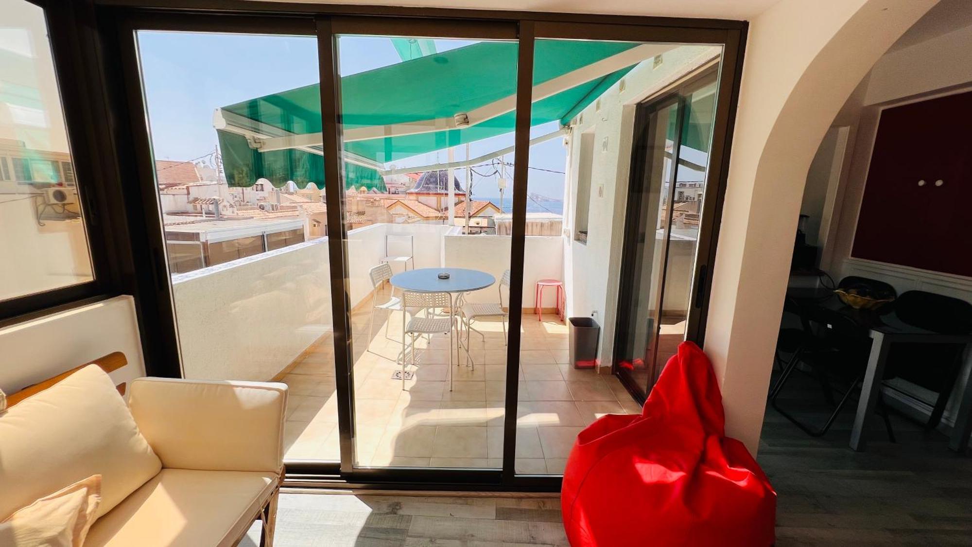 Atico Con Vistas En El Casco Antiguo De Benidorm Appartement Buitenkant foto